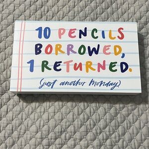 Hobby Lobby Multicolor Wall Art - 10 Pencils Borrowed